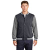 Sport-Tek ST270 Fleece Letterman Jacket with Front Slash Pockets