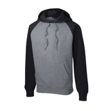 Sport-Tek ST267 Raglan Hooded Pullover Sweatshirt with Contrast Sleeve