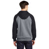 Sport-Tek ST267 Raglan Hooded Pullover Sweatshirt with Contrast Sleeve