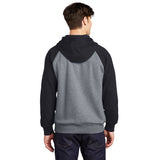 Sport-Tek ST267 Raglan Hooded Pullover Sweatshirt with Contrast Sleeve