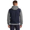 Sport-Tek JST82 Insulated Letterman Jacket with Detachable Hood