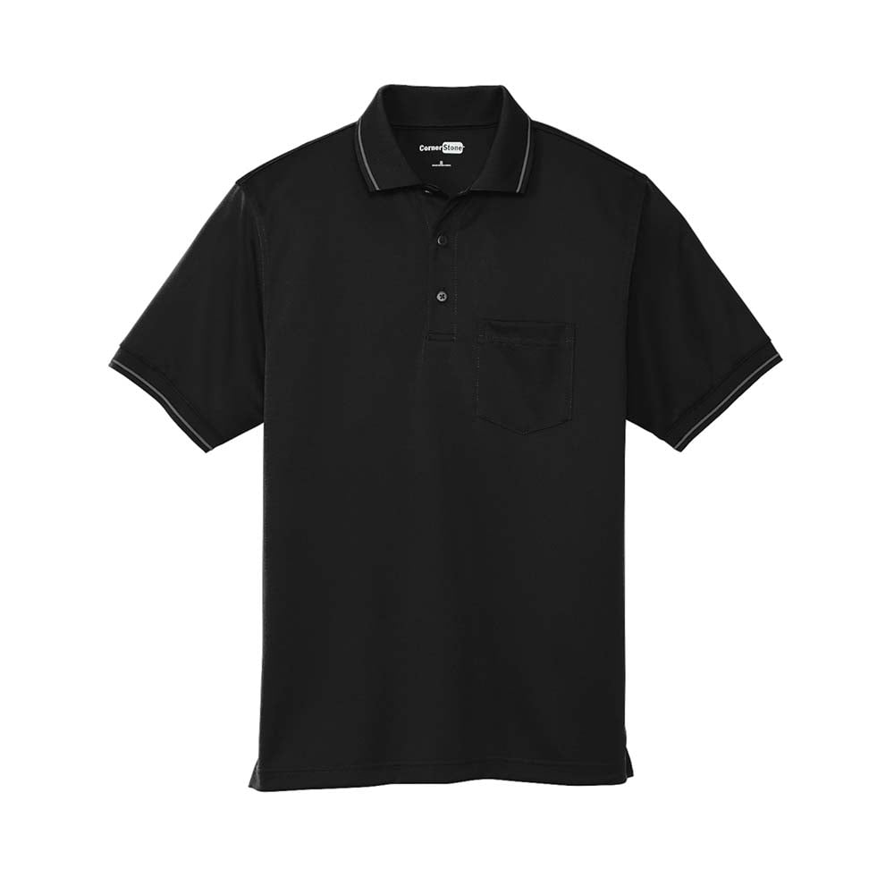 CornerStone CS415 Snag-Proof Tipped Polo with Pocket