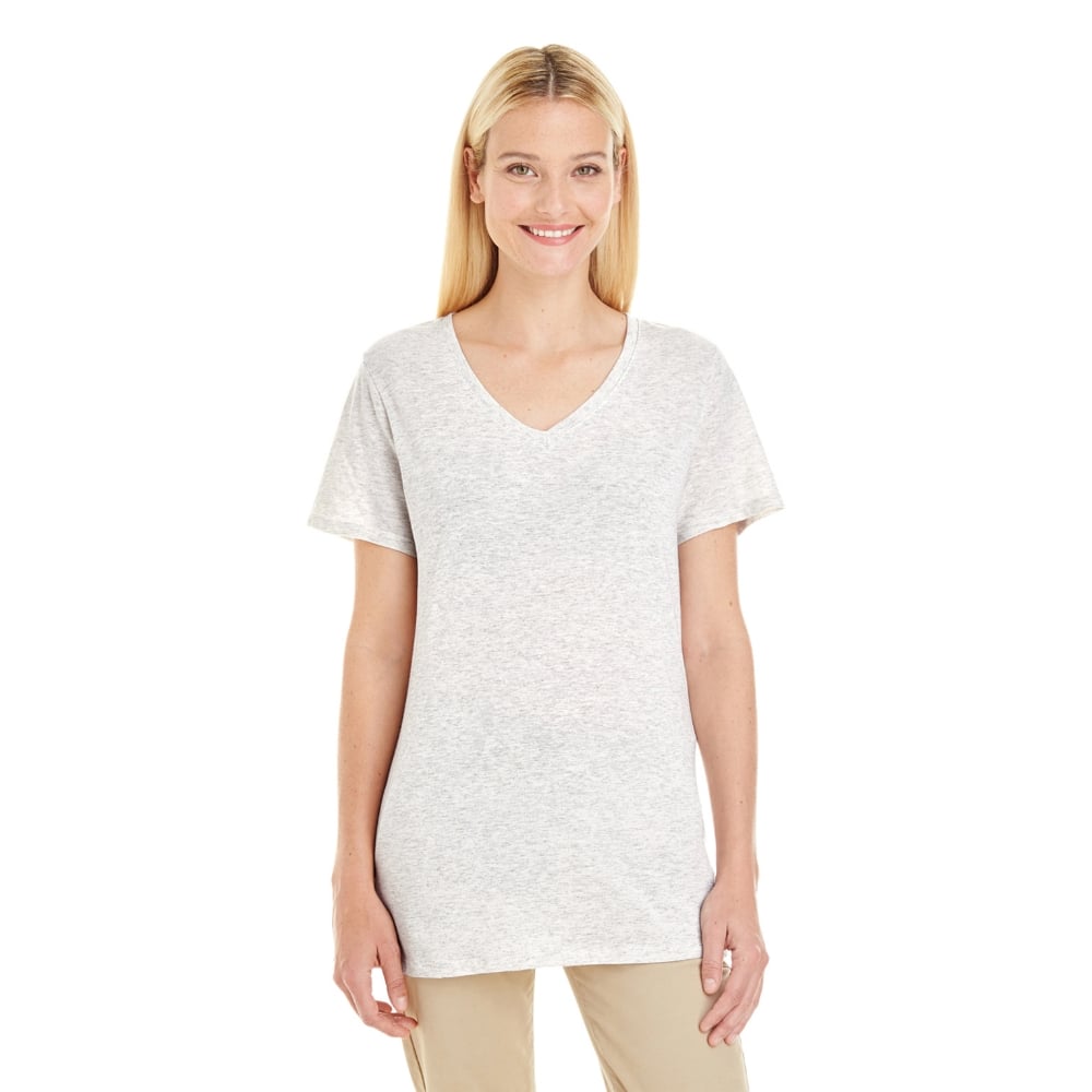 Jerzees 601WVR Ladies'  Short Sleeve Tri-blend V-Neck T-shirt