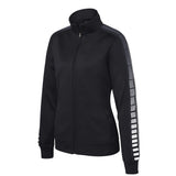 Sport-Tek LST93 Women's Tricot Track Jacket with Dot Sublimation