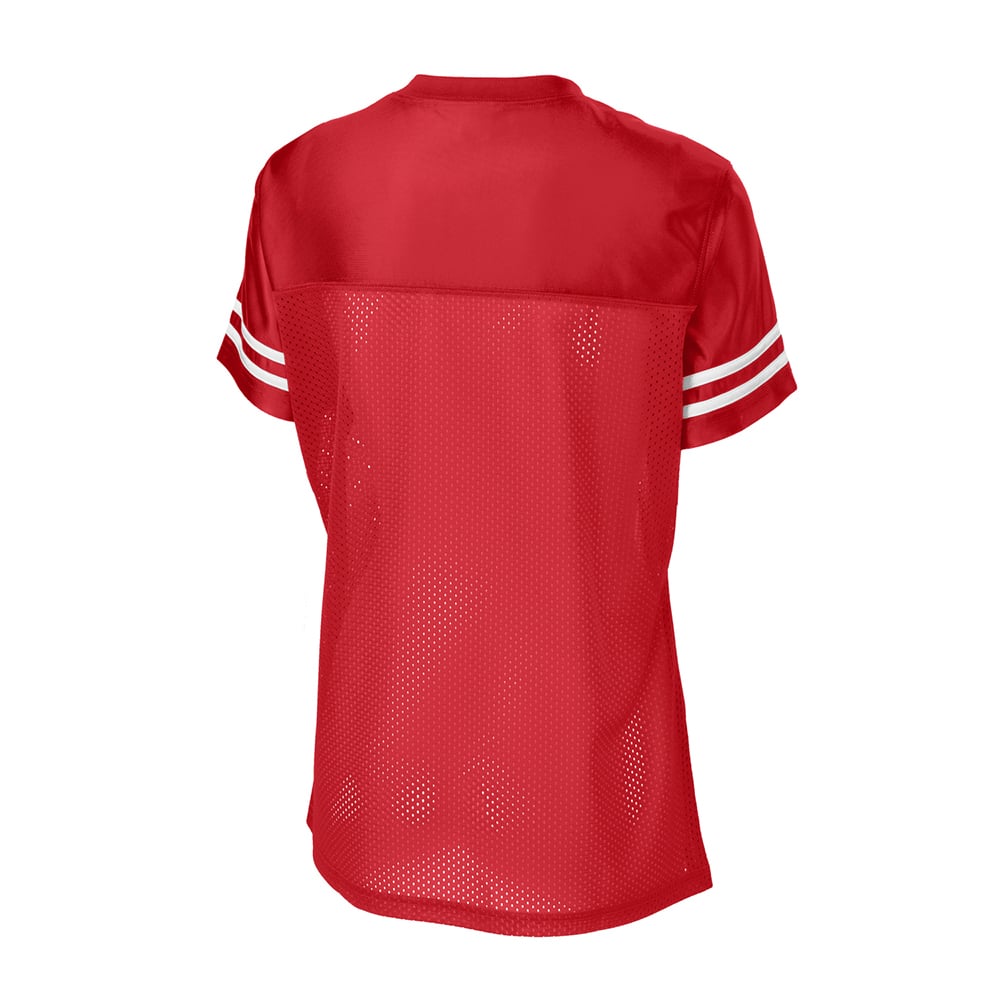 Sport-Tek LST307 PosiCharge Women's Replica Jersey with Sleeve Stripes