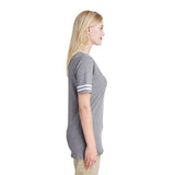 Jerzees 602 WVR Ladies' Triblend Varsity 50/37/13 V-Neck T-Shirt