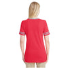 Jerzees 602 WVR Ladies' Triblend Varsity 50/37/13 V-Neck T-Shirt