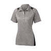 Sport-Tek LST665 Contender Women's Two-Tone Heather Raglan Polo