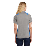 Sport-Tek LST665 Contender Women's Two-Tone Heather Raglan Polo