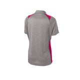 Sport-Tek LST665 Contender Women's Two-Tone Heather Raglan Polo