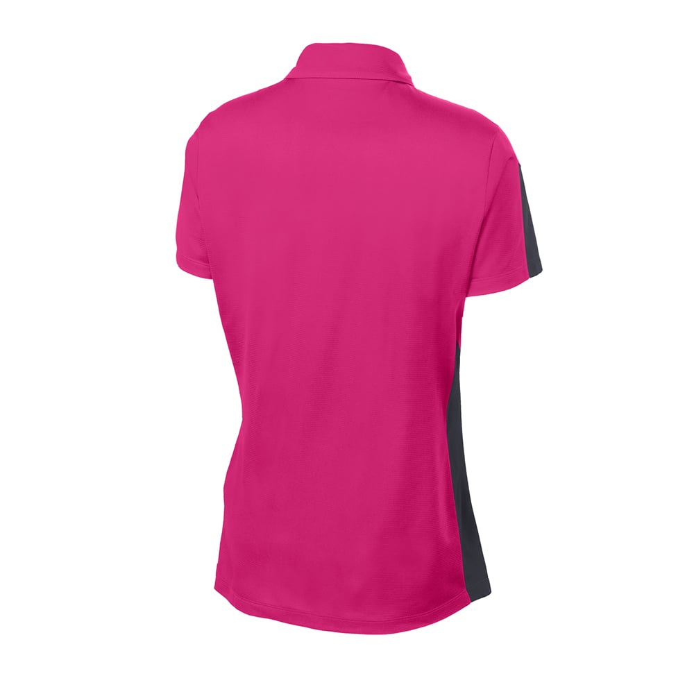 Sport-Tek LST695 PosiCharge Women's Active Textured Two-Tone Polo