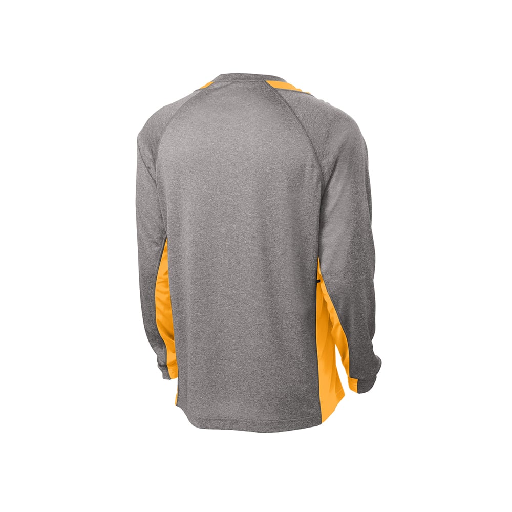 Sport-Tek ST361LS Contender Two-Tone Heather Long Sleeve T-Shirt