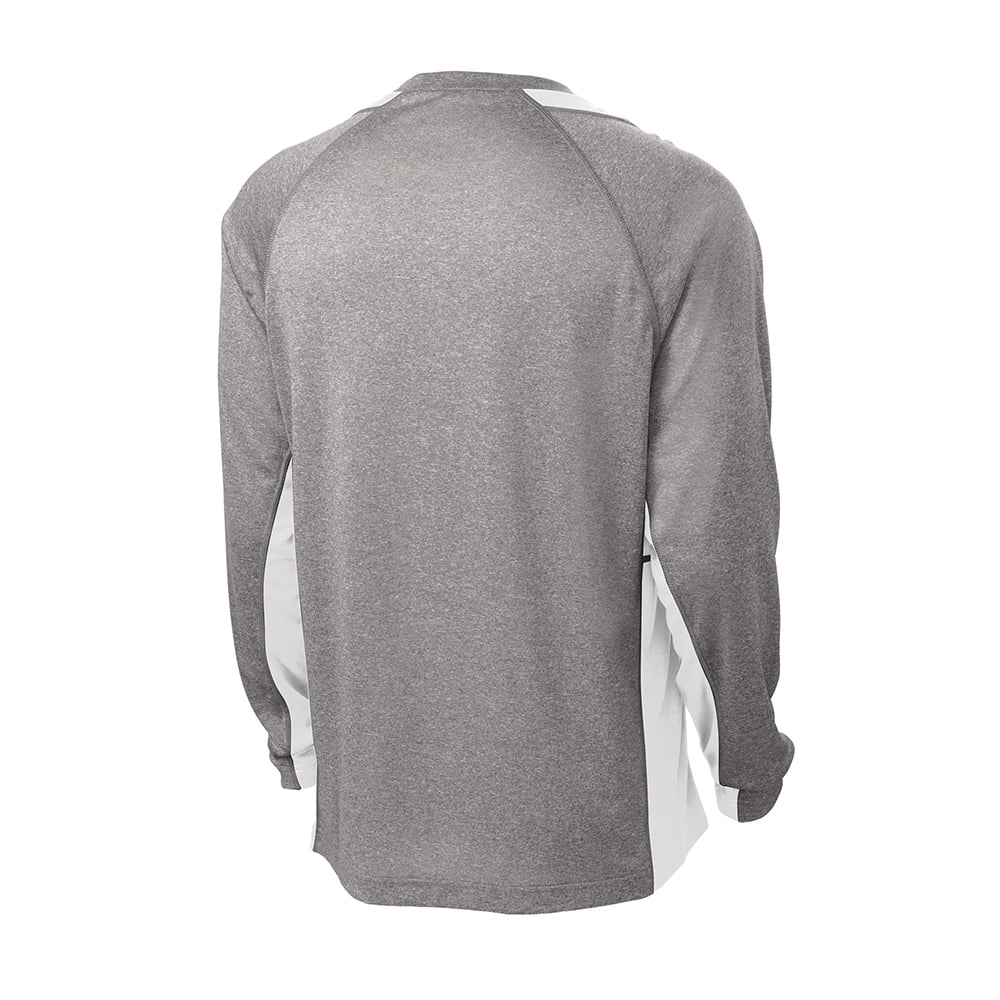 Sport-Tek ST361LS Contender Two-Tone Heather Long Sleeve T-Shirt