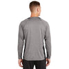 Sport-Tek ST361LS Contender Two-Tone Heather Long Sleeve T-Shirt