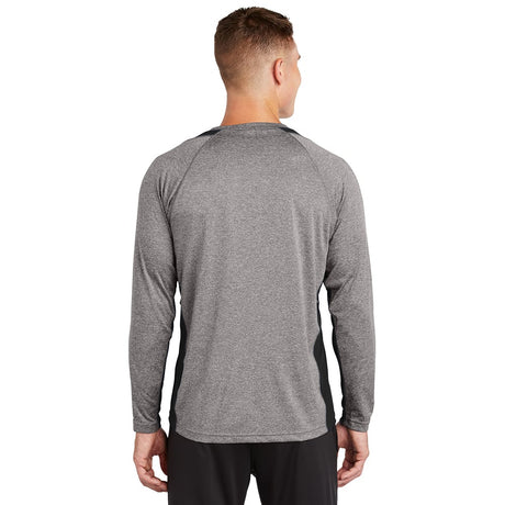 Sport-Tek ST361LS Contender Two-Tone Heather Long Sleeve T-Shirt