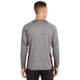 Sport-Tek ST361LS Contender Two-Tone Heather Long Sleeve T-Shirt