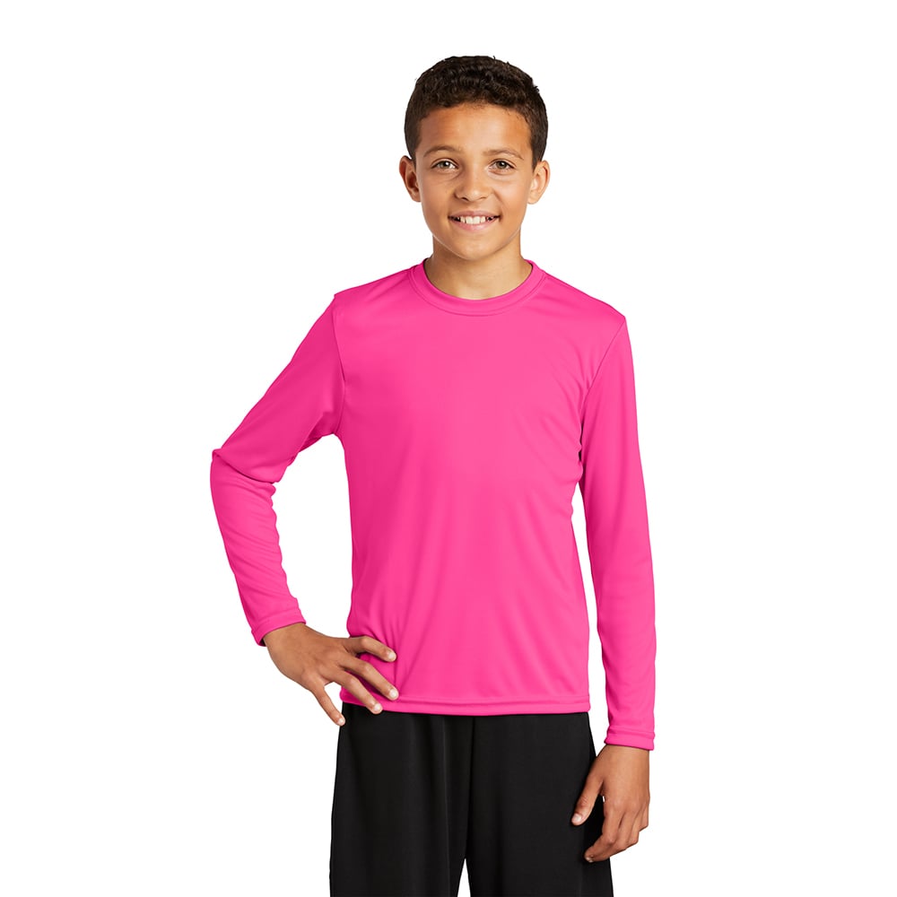 Sport-Tek YST350LS Youth Long Sleeve PosiCharge Competitor T-Shirt