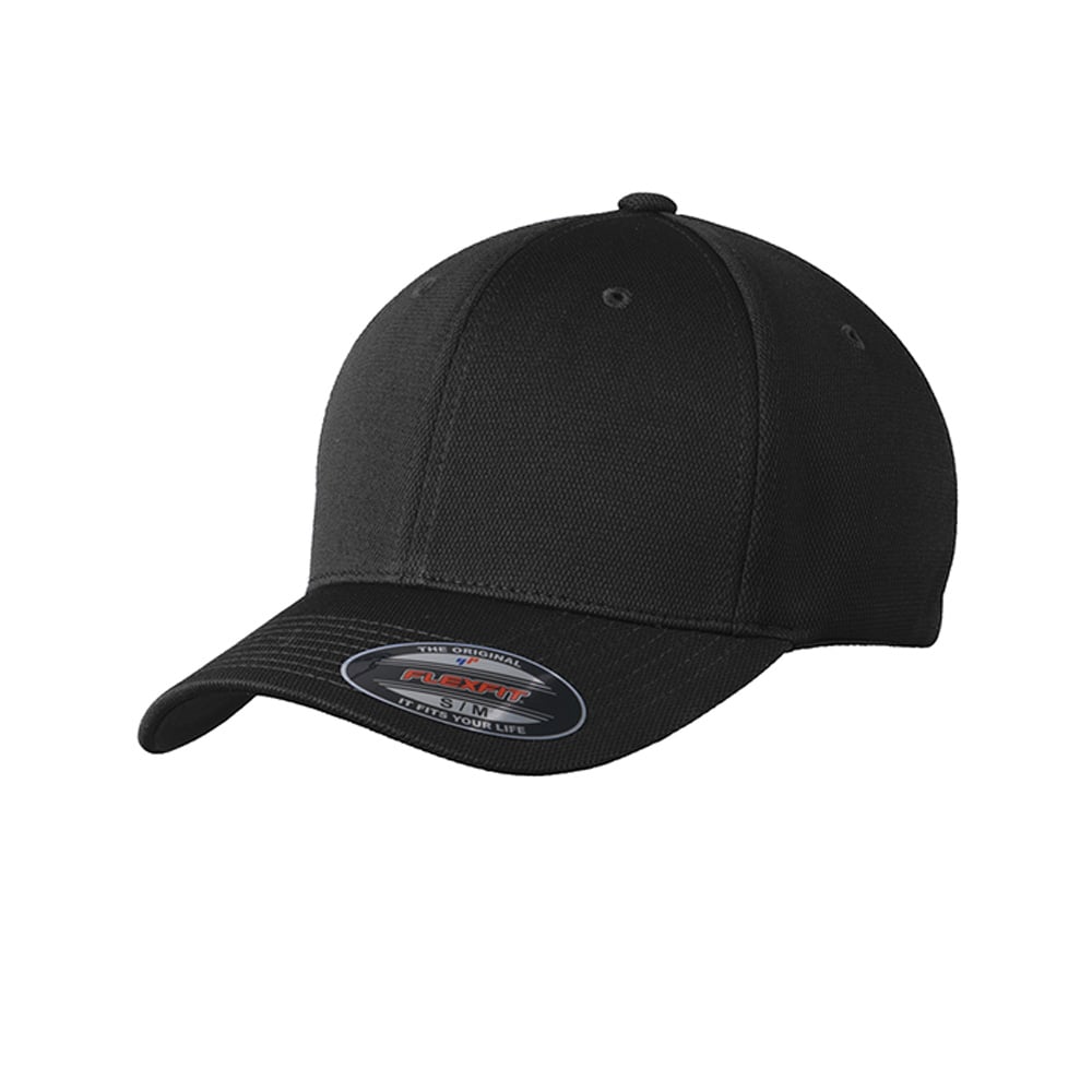 Sport-Tek STC22 Flexfit Cool & Dry Poly Block Mesh Structured Cap