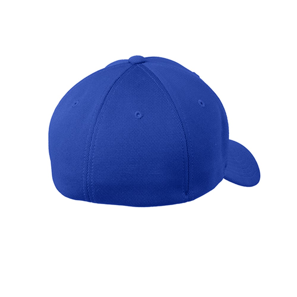 Sport-Tek STC22 Flexfit Cool & Dry Poly Block Mesh Structured Cap