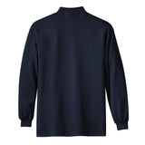 Port Authority K321 Interlock Knit Mock Turtleneck T-Shirt