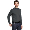 Port Authority K321 Interlock Knit Mock Turtleneck T-Shirt