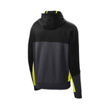 Sport-Tek ST245 Tech Fleece Contrast Hooded Jacket with Sleeve Pocket