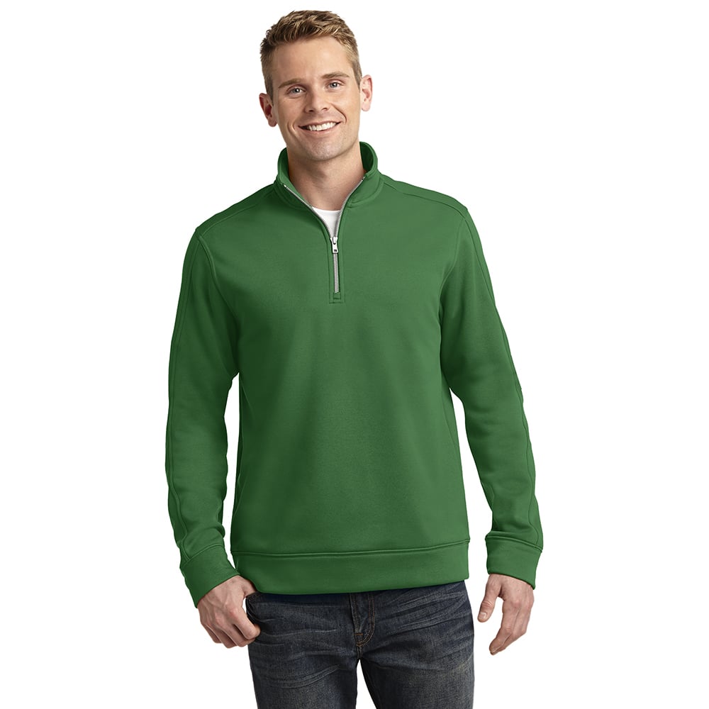 Sport-Tek ST291 Repel Fleece Quarter Zip Pullover with Cadet Collar