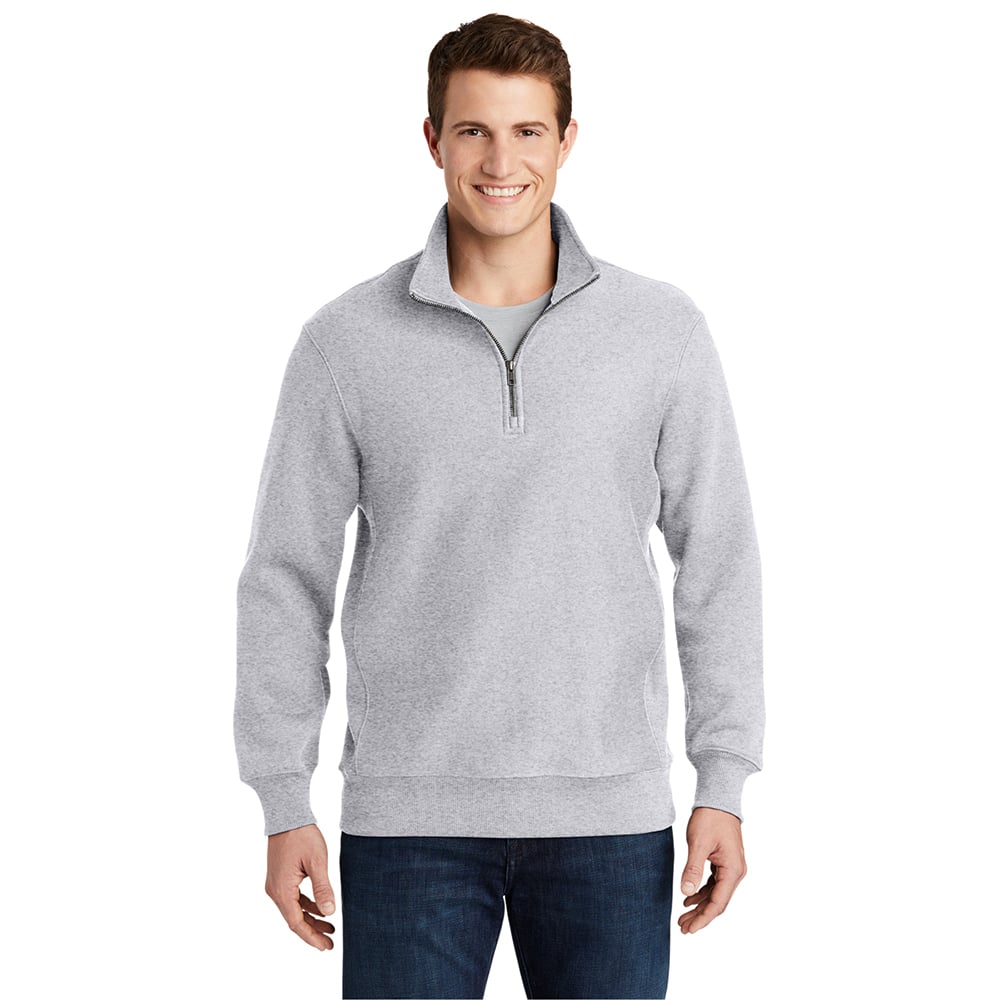 Sport-Tek ST283 Super Heavyweight 1/4 Zip Cadet Collar Sweatshirt