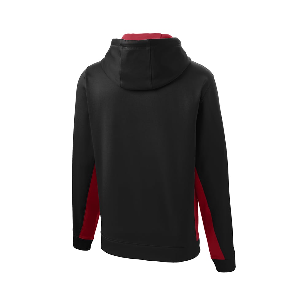 Sport-Tek ST235 Sport-Wick Contrast Fleece Hooded Pullover with Pocket