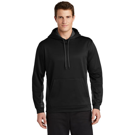 Sport-Tek ST235 Sport-Wick Contrast Fleece Hooded Pullover with Pocket