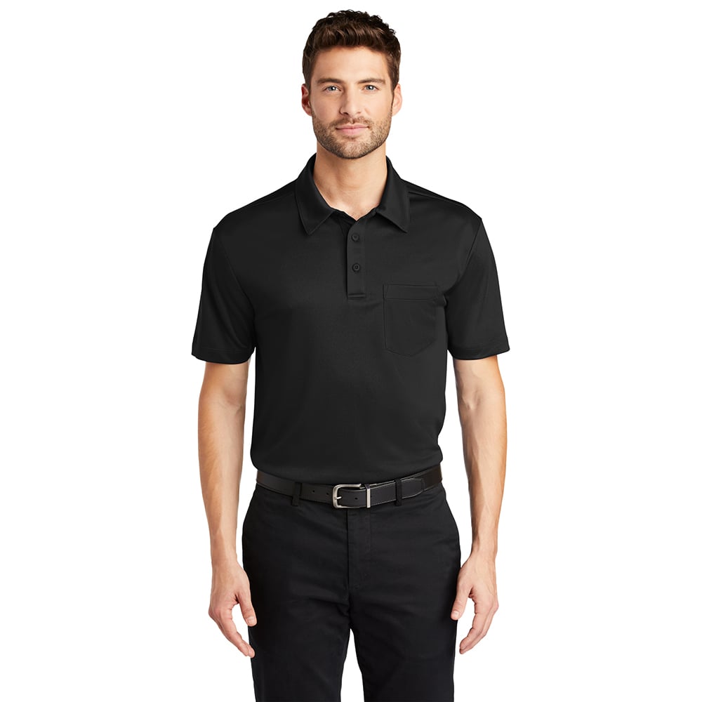 Port Authority K540P Silk Touch Performance Polo Shirt with Pocket