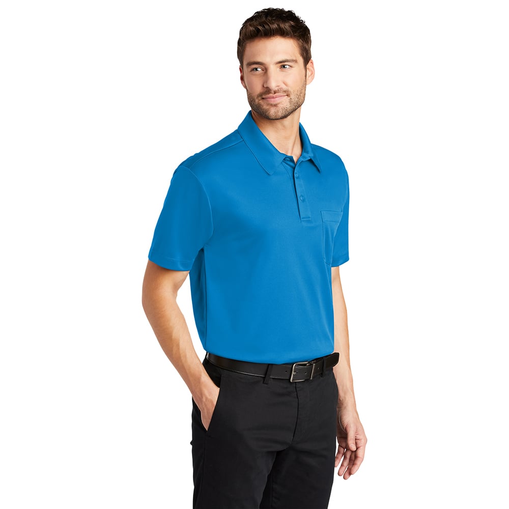 Port Authority K540P Silk Touch Performance Polo Shirt with Pocket