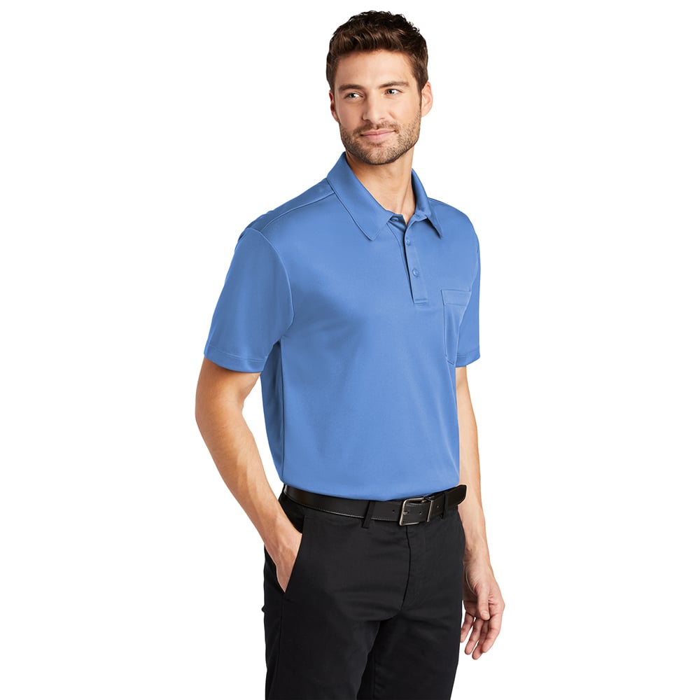 Port Authority K540P Silk Touch Performance Polo Shirt with Pocket