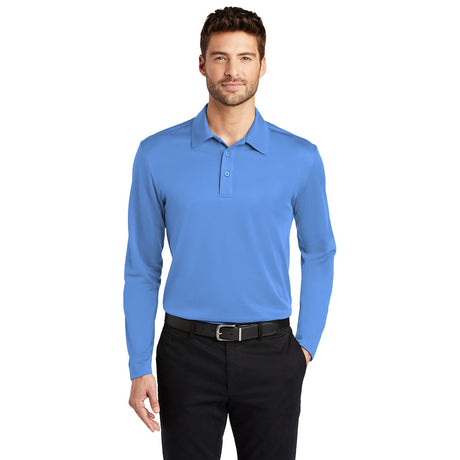 Port Authority K540LS Silk Touch Long Sleeve Performance Polo Shirt