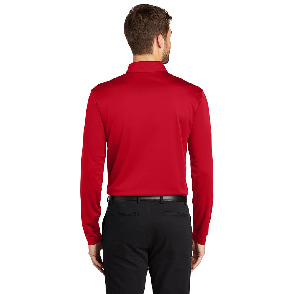 Port Authority K540LS Silk Touch Long Sleeve Performance Polo Shirt