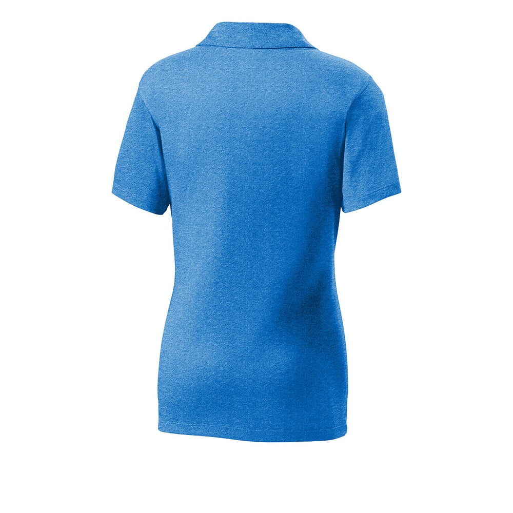 Sport-Tek LST660 Contender Women's Heather Y-Neck Polo