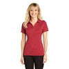 Sport-Tek LST660 Contender Women's Heather Y-Neck Polo