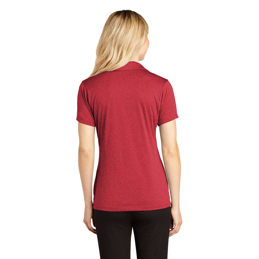 Sport-Tek LST660 Contender Women's Heather Y-Neck Polo