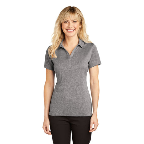 Sport-Tek LST660 Contender Women's Heather Y-Neck Polo