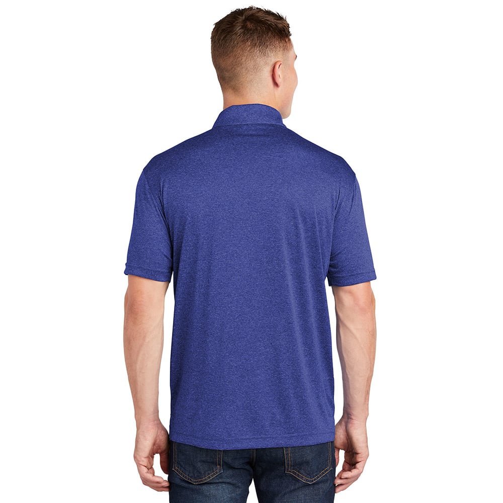 Sport-Tek ST660 Heather Contender Polo with 3-Button Placket