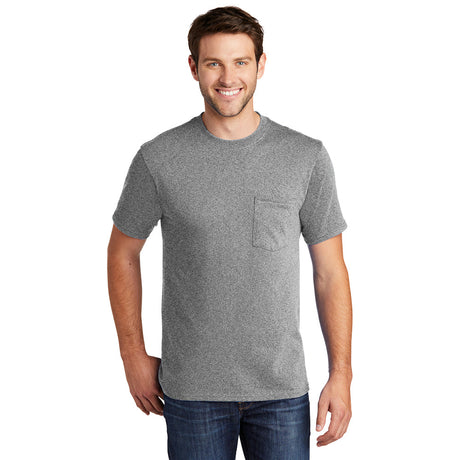 Port & Company PC54P 100% Cotton Short Sleeve Pocket Tee