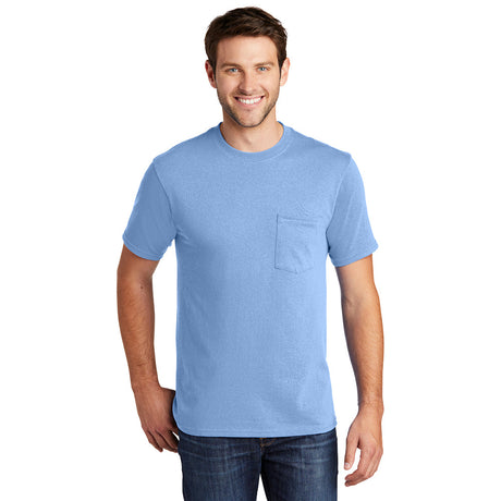 Port & Company PC54P 100% Cotton Short Sleeve Pocket Tee