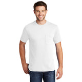 Port & Company PC54P 100% Cotton Short Sleeve Pocket Tee