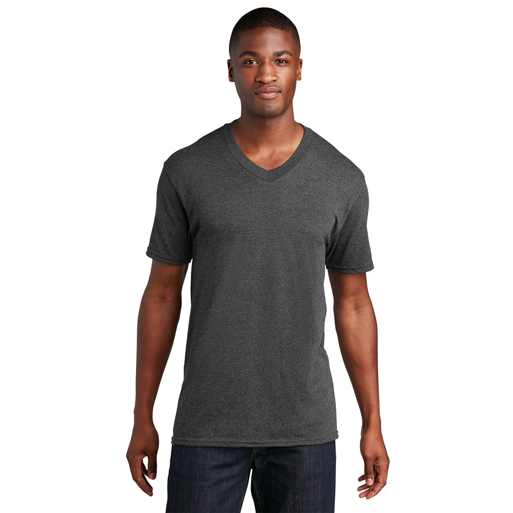 Port & Company PC54V 100% Cotton V-Neck T-Shirt