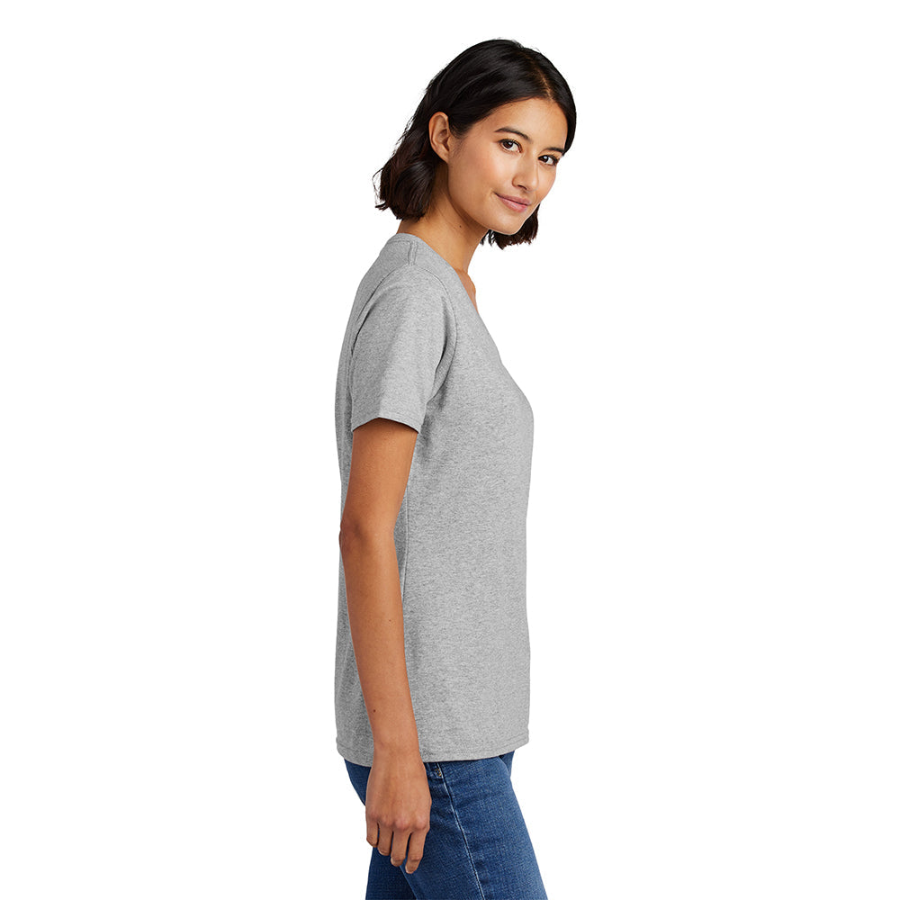 Port & Company LPC54V Women's 100% Cotton V-Neck T-Shirt