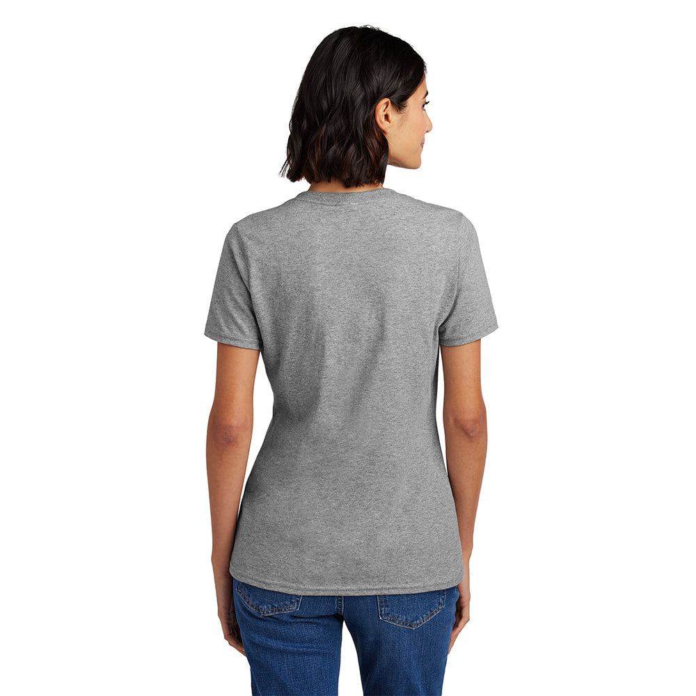 Port & Company LPC54V Women's 100% Cotton V-Neck T-Shirt