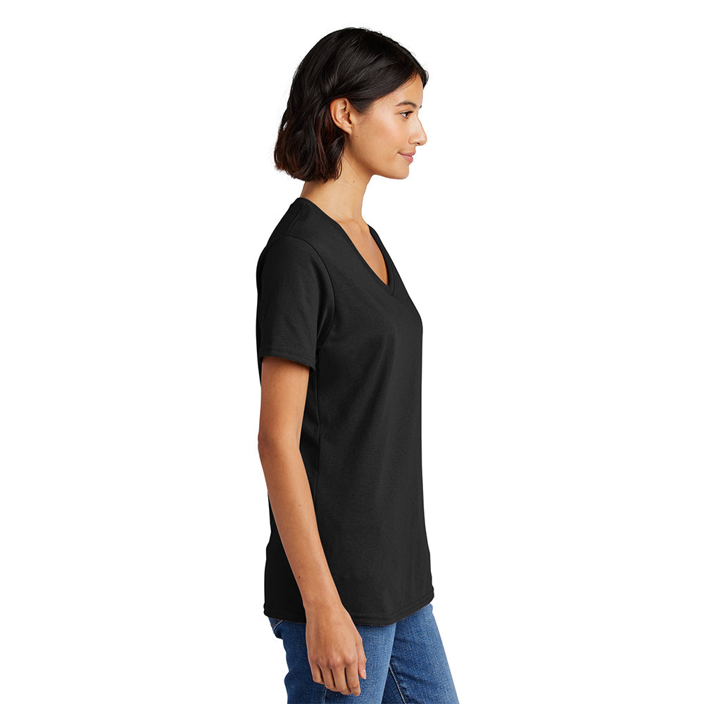 Port & Company LPC54V Women's 100% Cotton V-Neck T-Shirt