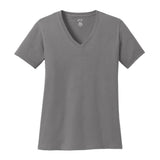 Port & Company LPC54V Women's 100% Cotton V-Neck T-Shirt