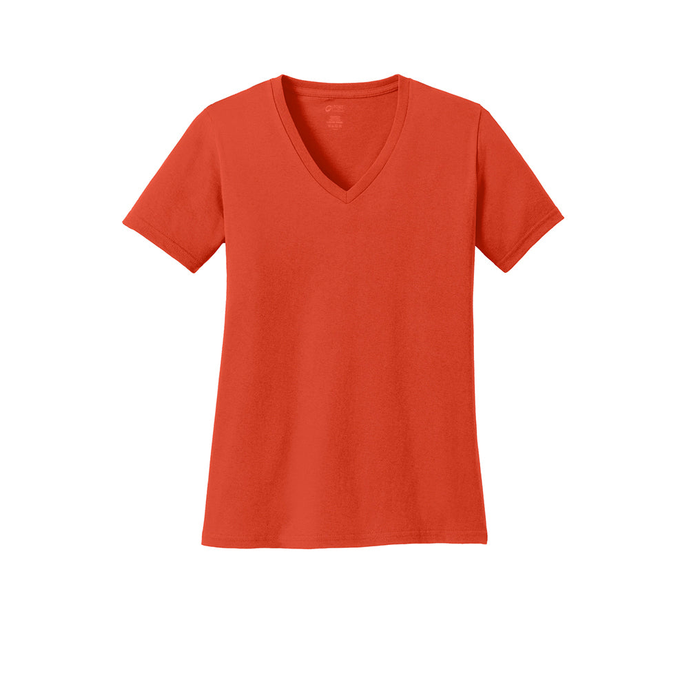 Port & Company LPC54V Women's 100% Cotton V-Neck T-Shirt