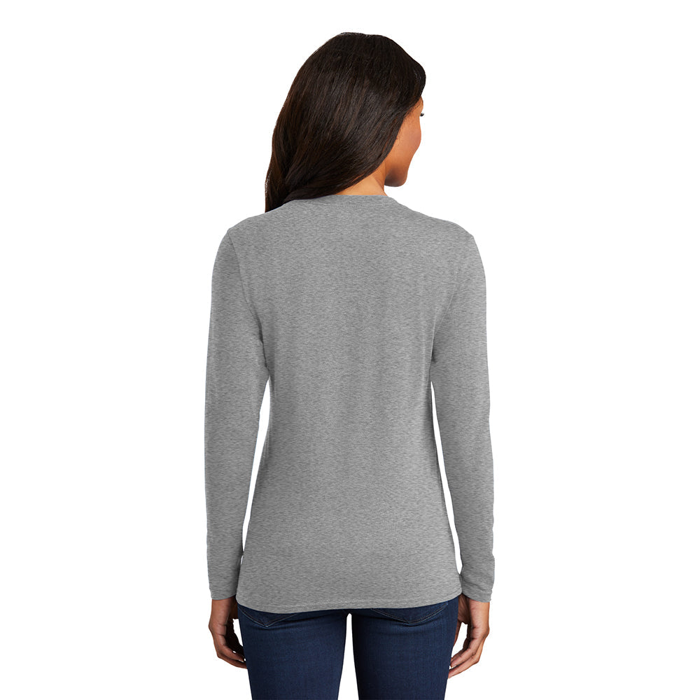 Port & Company LPC54LS Women's 100% Cotton Long Sleeve T-Shirt